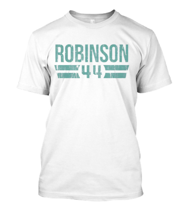 Robinson 44 Vintage Miami Dolphins NFL Football Font T-Shirt