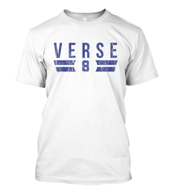 Jared Verse 8 Los Angeles Rams NFL Football Font Vintage T-Shirt