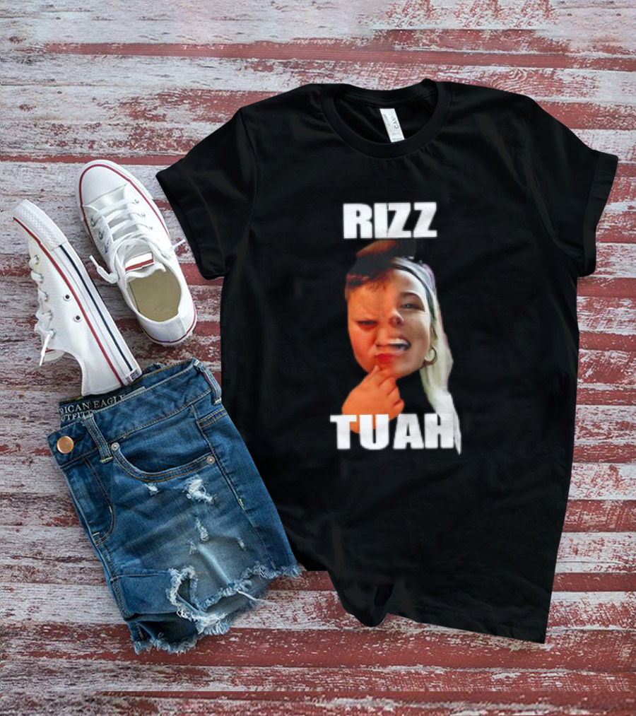 Rizz Tuah Hawk Rizzler Face Mashup T-Shirt
