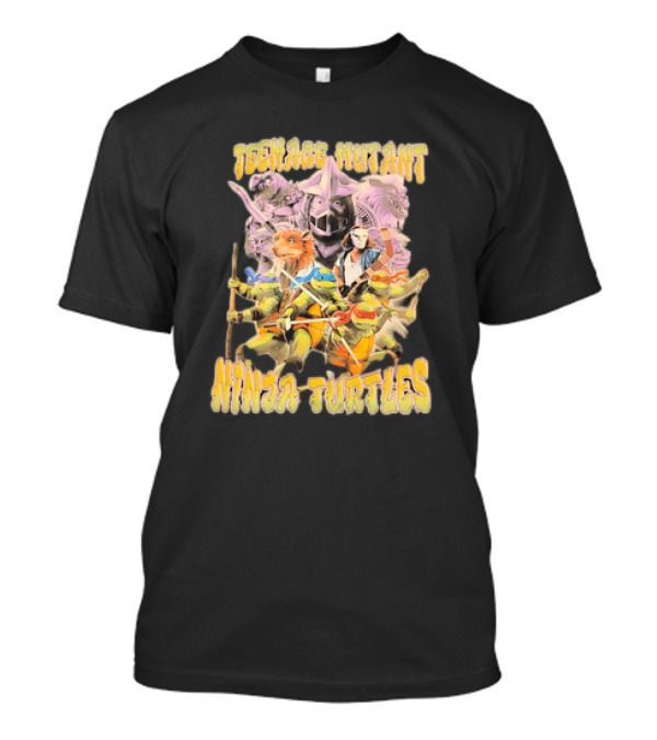 Teenage Mutant Ninja Turtles Vintage Heroic Group Adventure T-Shirt