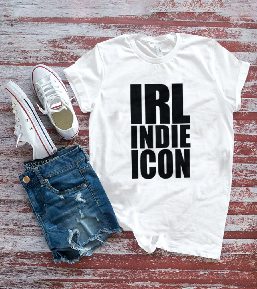 IRL Indie Icon Text Block T-Shirt
