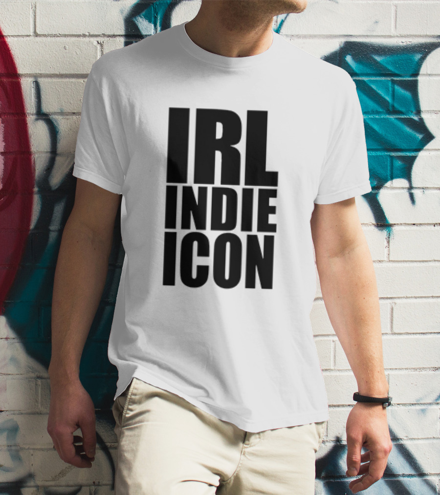 IRL Indie Icon Text Block T-Shirt