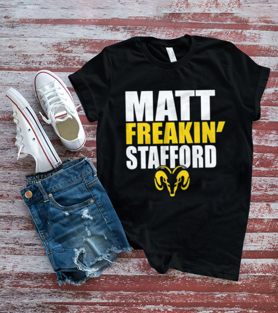 Los Angeles Rams Matt Freakin’ Stafford Iconic Ram T-Shirt