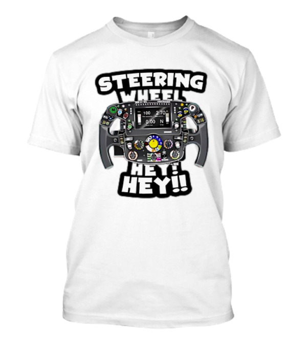Steering Wheel Hey Kimi Raikkonen T-Shirt
