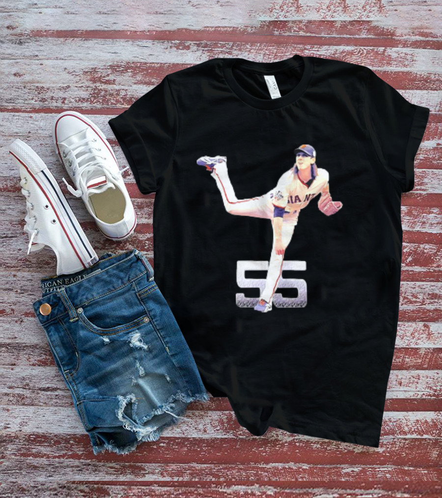 Tim Lincecum Giants Number 55 T-Shirt