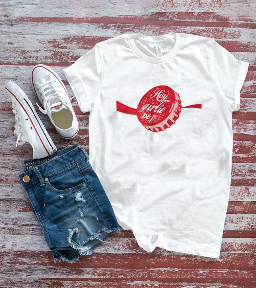 Hey Girlie Pop Soda Cap T-Shirt