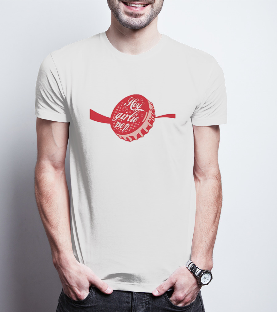 Hey Girlie Pop Soda Cap T-Shirt