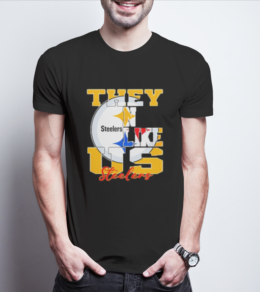 Pittsburgh Steelers NFL Football They Not Like Us T-Shirt