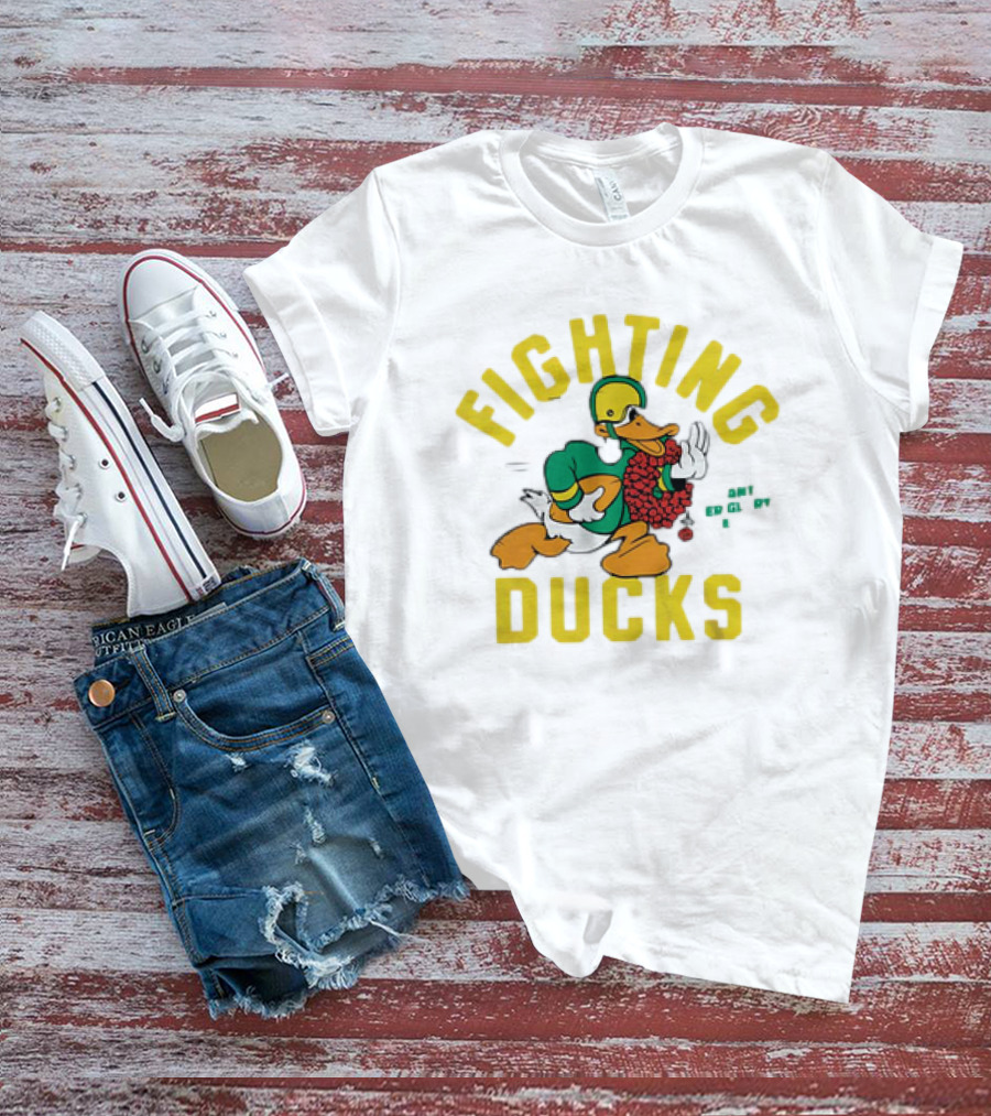 Fighting Ducks Oregon Ducks Chant Her Glory T-Shirt