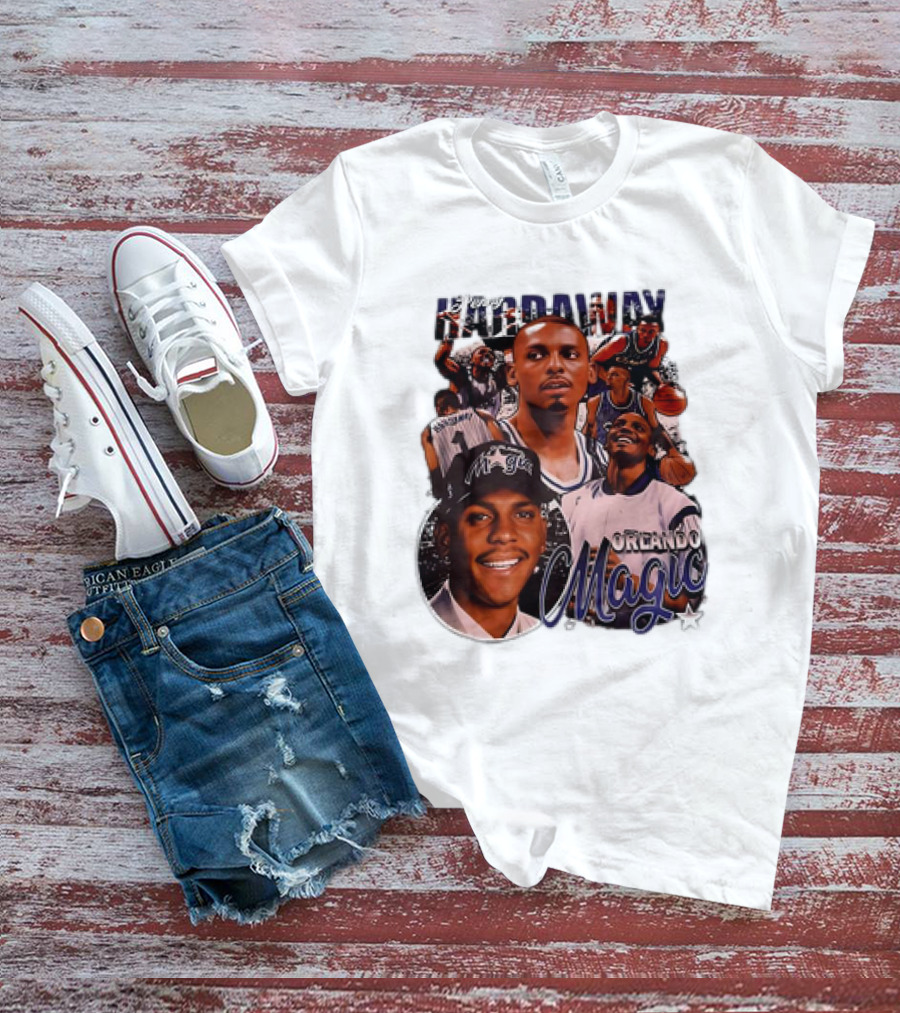 Hardaway Orlando Magic Retro Basketball Legend T-Shirt