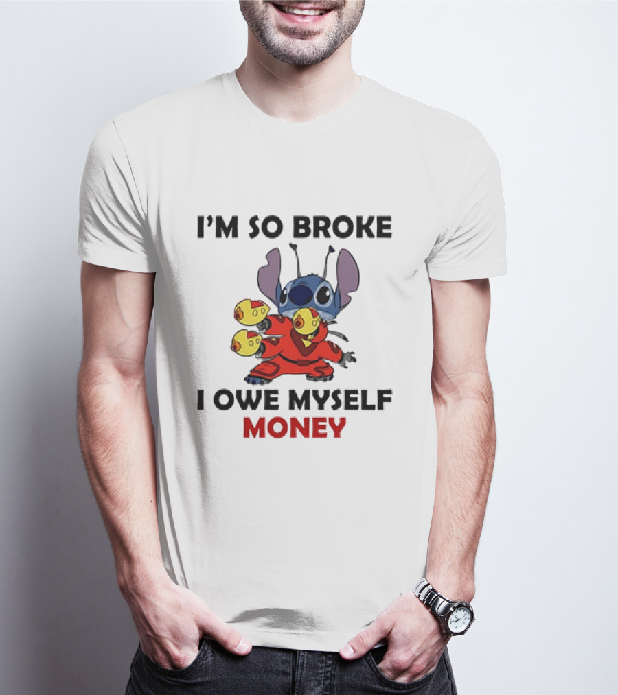 I’m So Broke I Owe Myself Money Stitch Collecting Rubber Duckies T-Shirt
