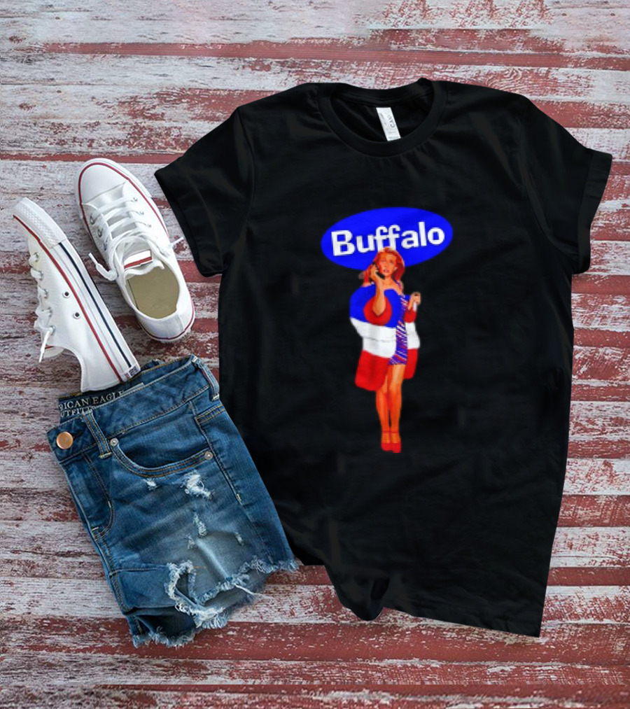 Buffalo Clueless Mafia Cher Iconic Look In Red White Blue T-Shirt