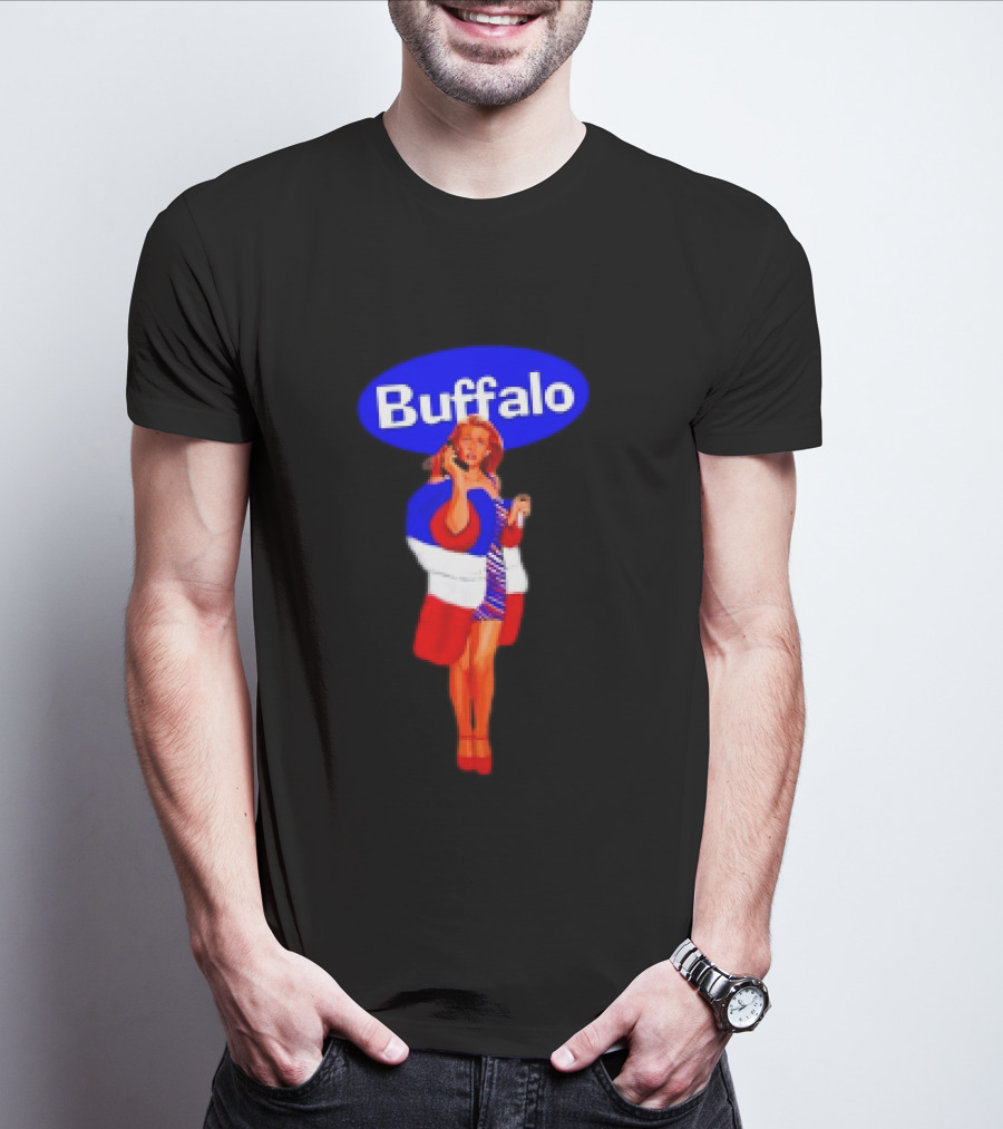 Buffalo Clueless Mafia Cher Iconic Look In Red White Blue T-Shirt