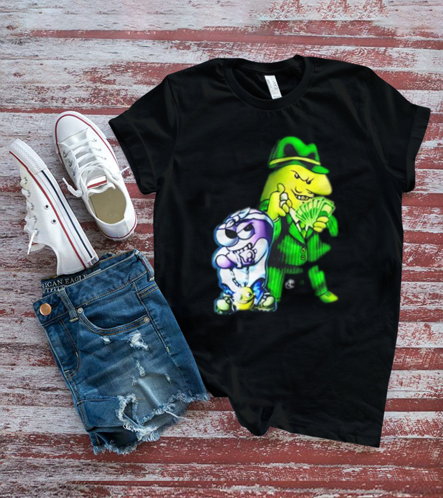 Cool Gangsta Friends Smiling Money Holders T-Shirt