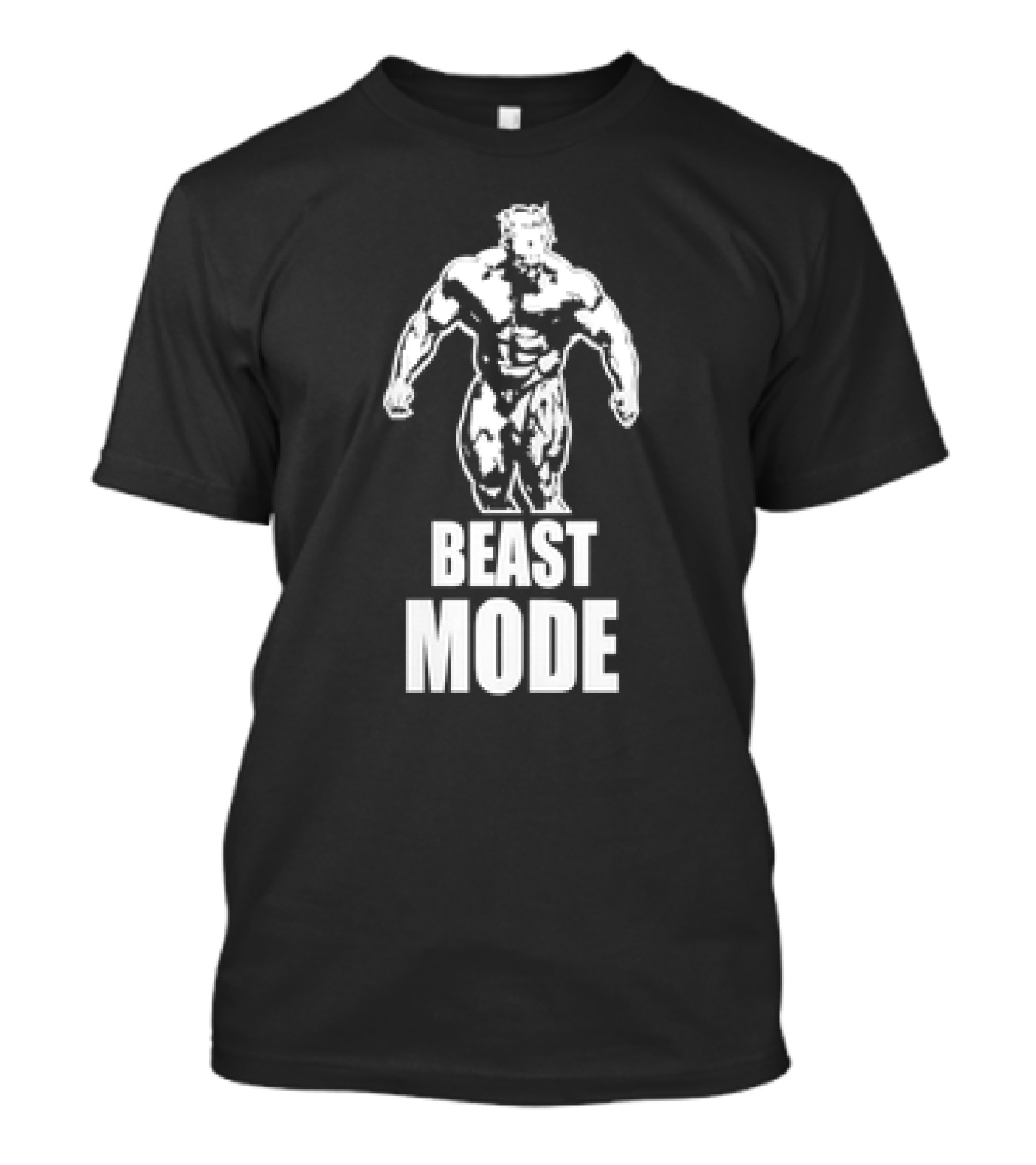 Beast Mode Gym Man Bodybuilding Fitness Motivation T-Shirt