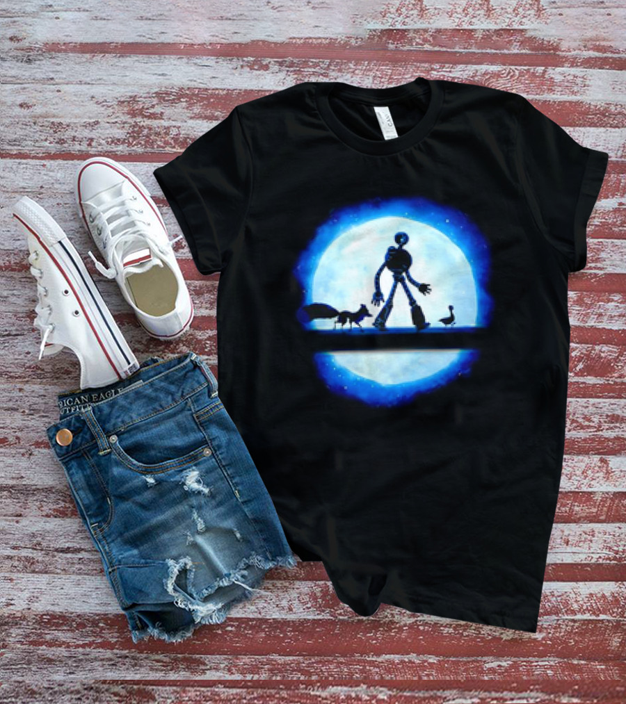 Hakuna Robot Journey With Fox And Goose To The Moon T-Shirt