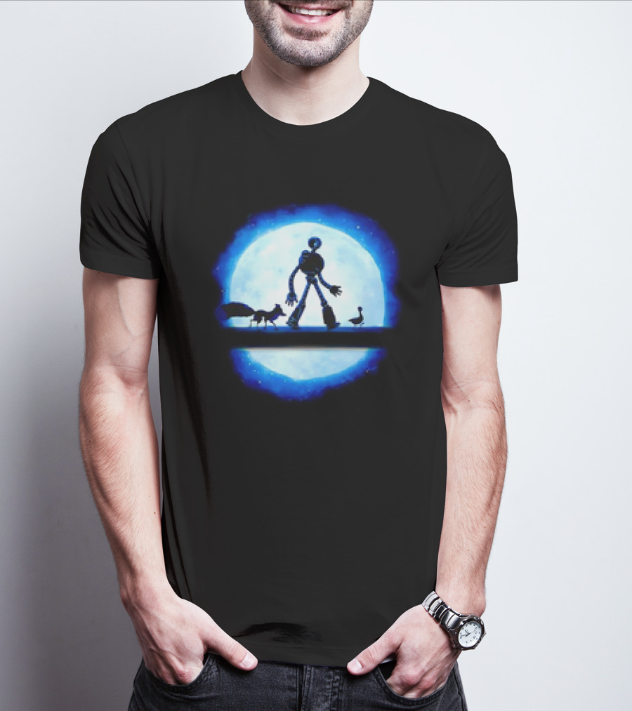 Hakuna Robot Journey With Fox And Goose To The Moon T-Shirt