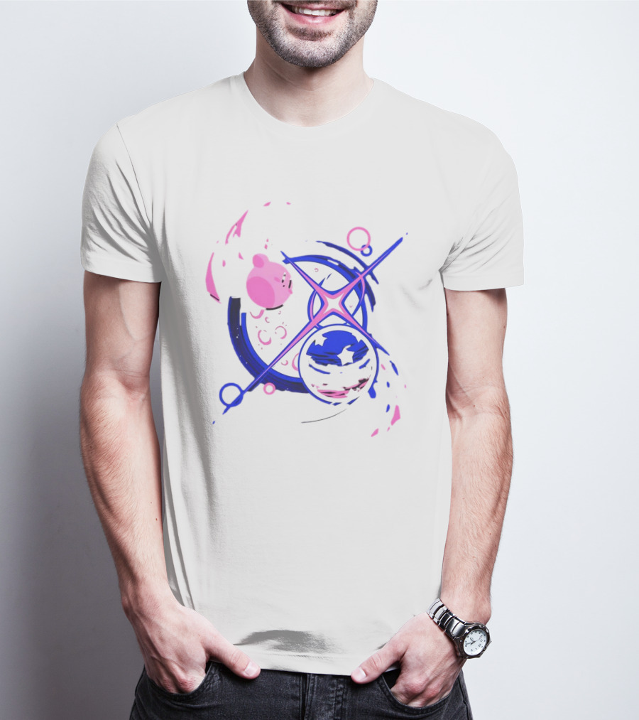 Kirby Oyasumi Celestial Moon Stars Dream T-Shirt