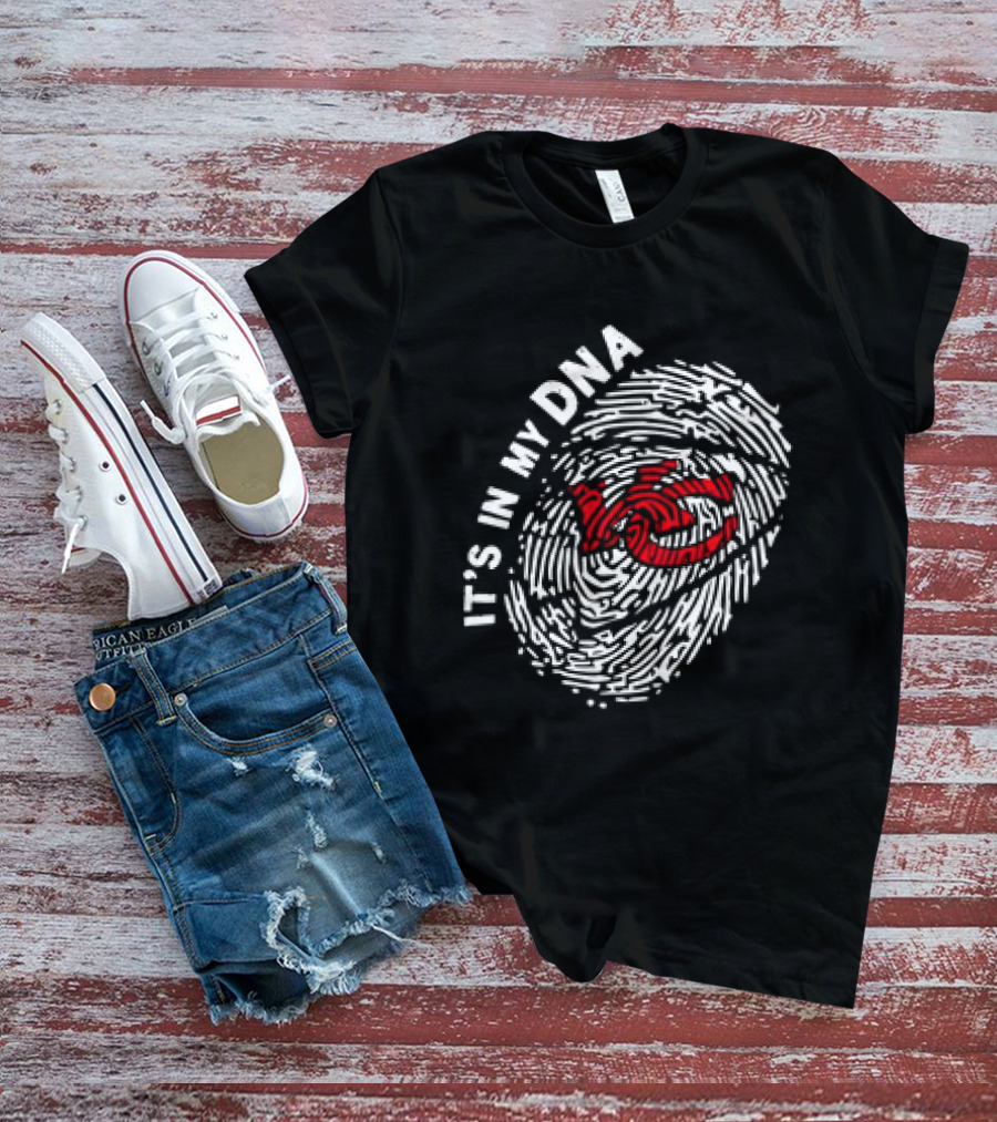 Kansas City Chiefs It's In My DNA Fingerprint T-Shirt