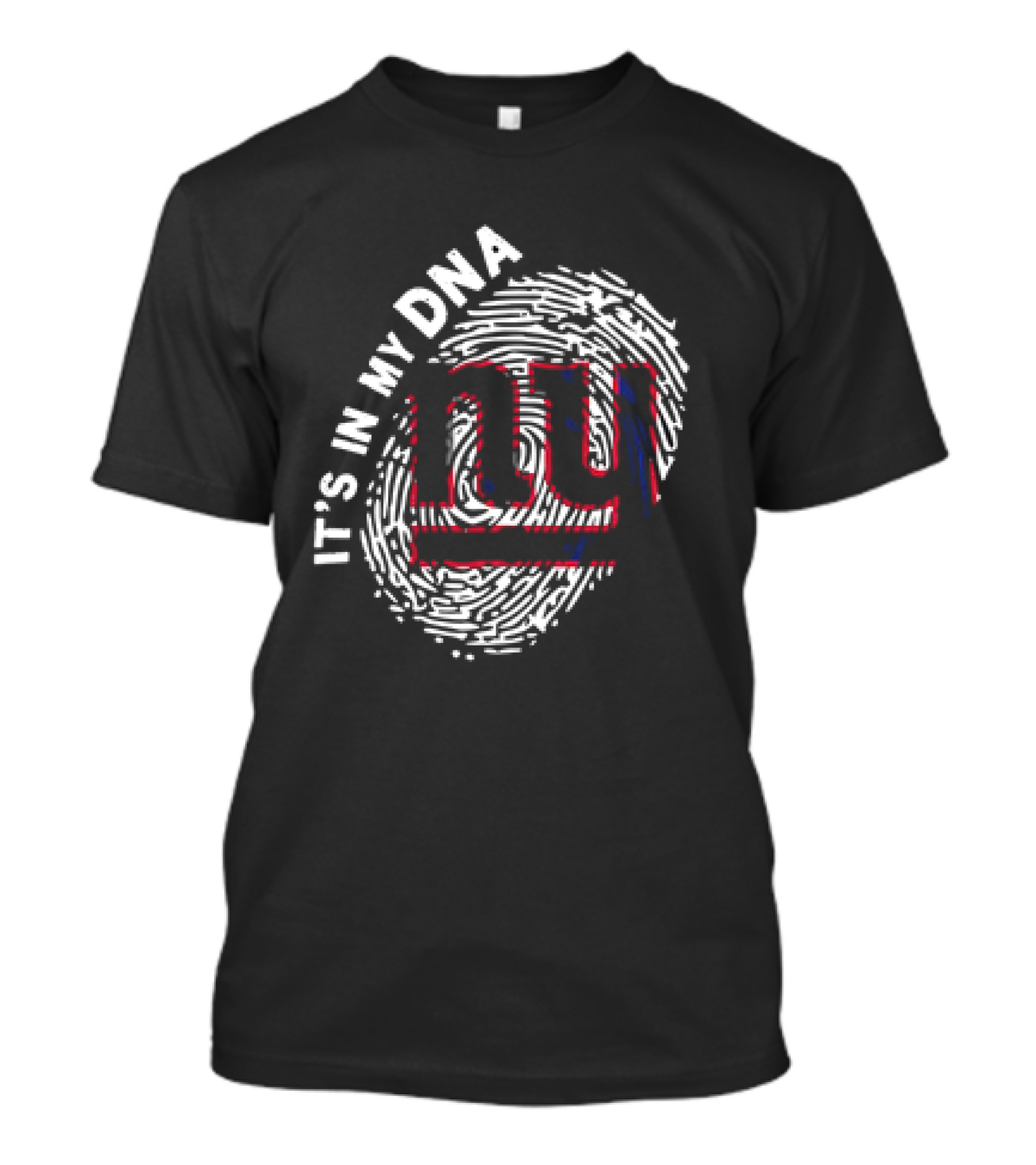 It's In My DNA NY Giants Fingerprint T-Shirt