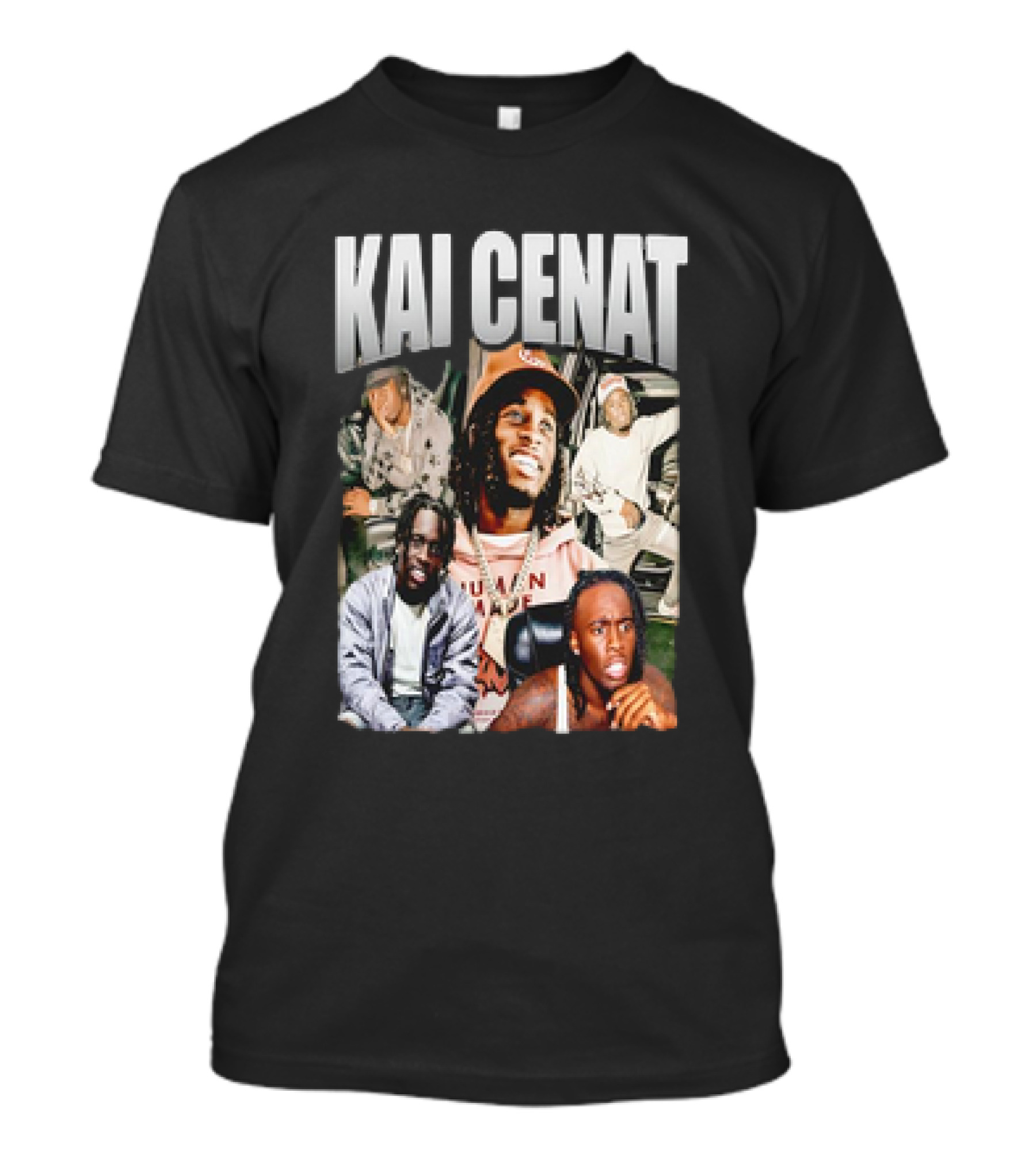 Kai Cenat Vintage Style Collage With 90s Vibe T-Shirt