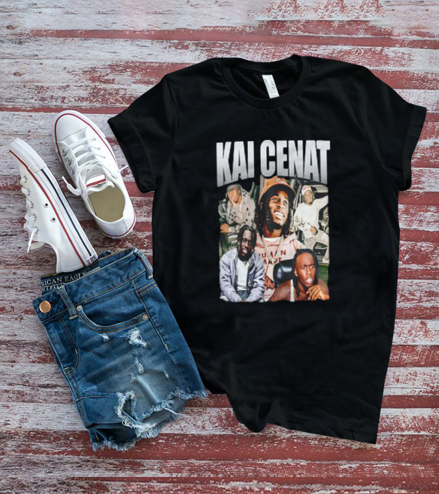 Kai Cenat Vintage Style Collage With 90s Vibe T-Shirt
