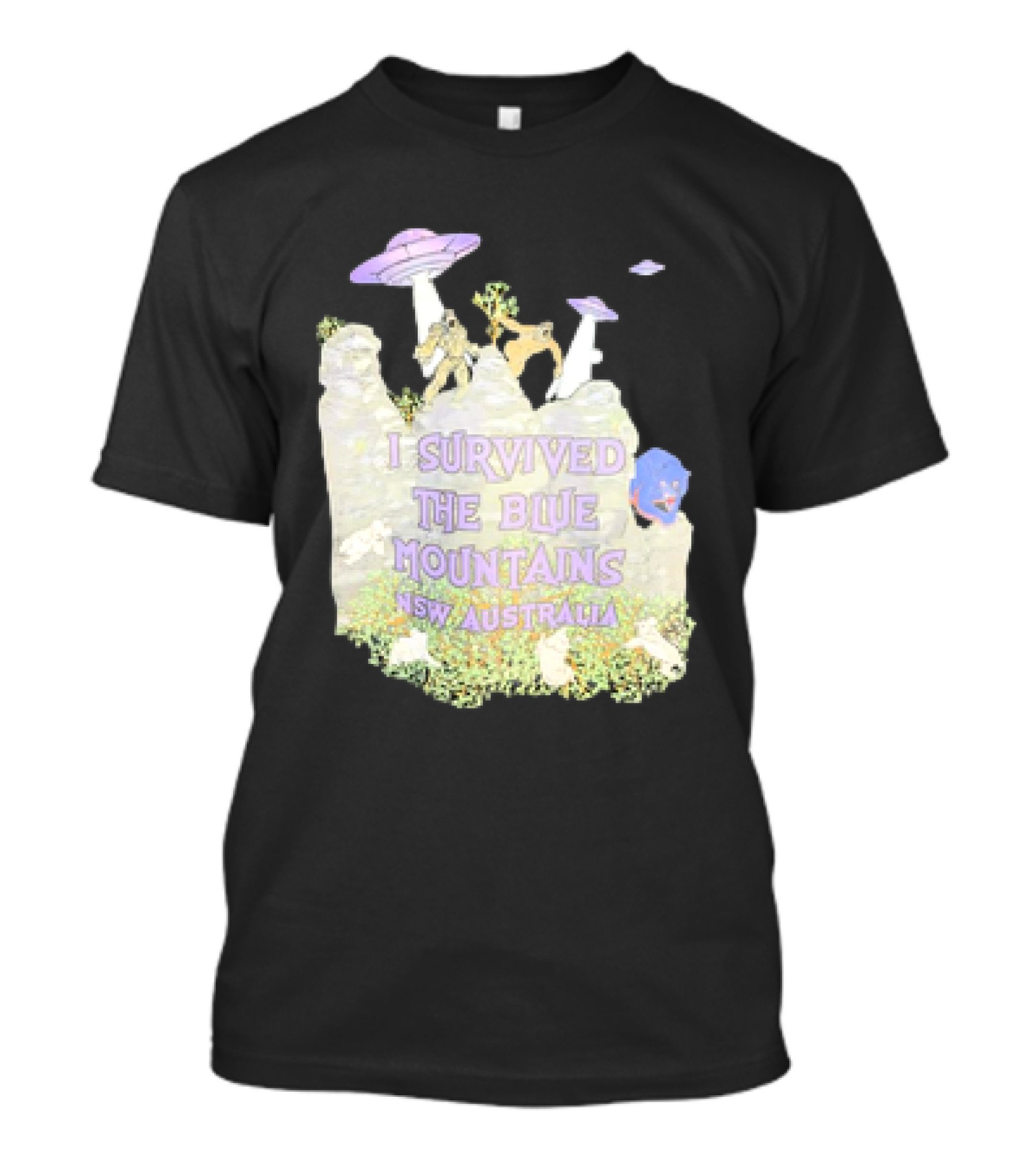 I Survived UFO Encounter In The Blue Mountains NSW Australia T-Shirt