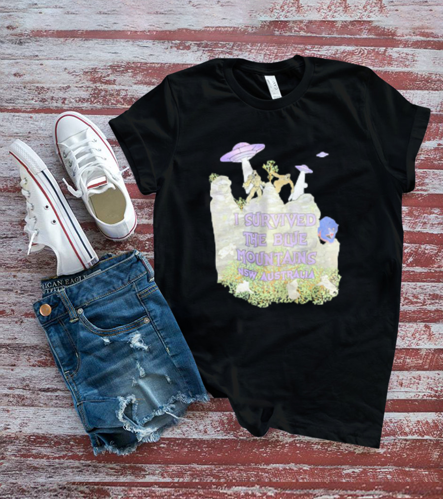 I Survived UFO Encounter In The Blue Mountains NSW Australia T-Shirt