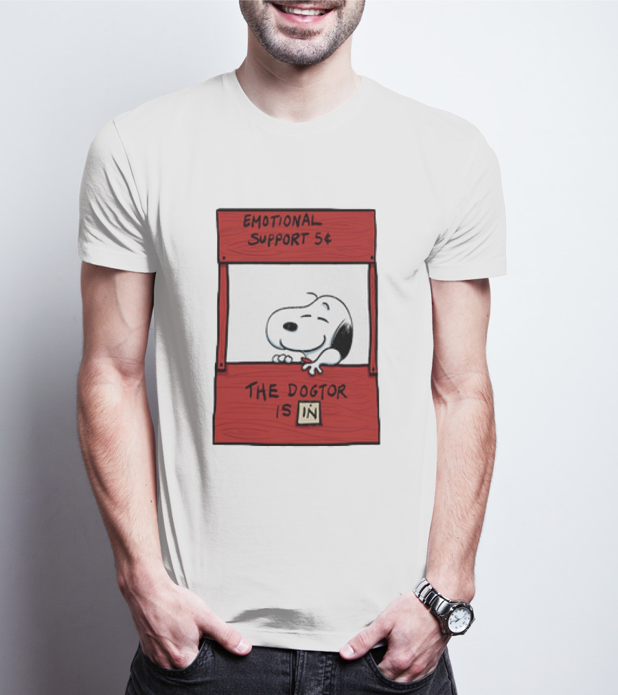 Emotional Support The Dogtor Is In T-Shirt