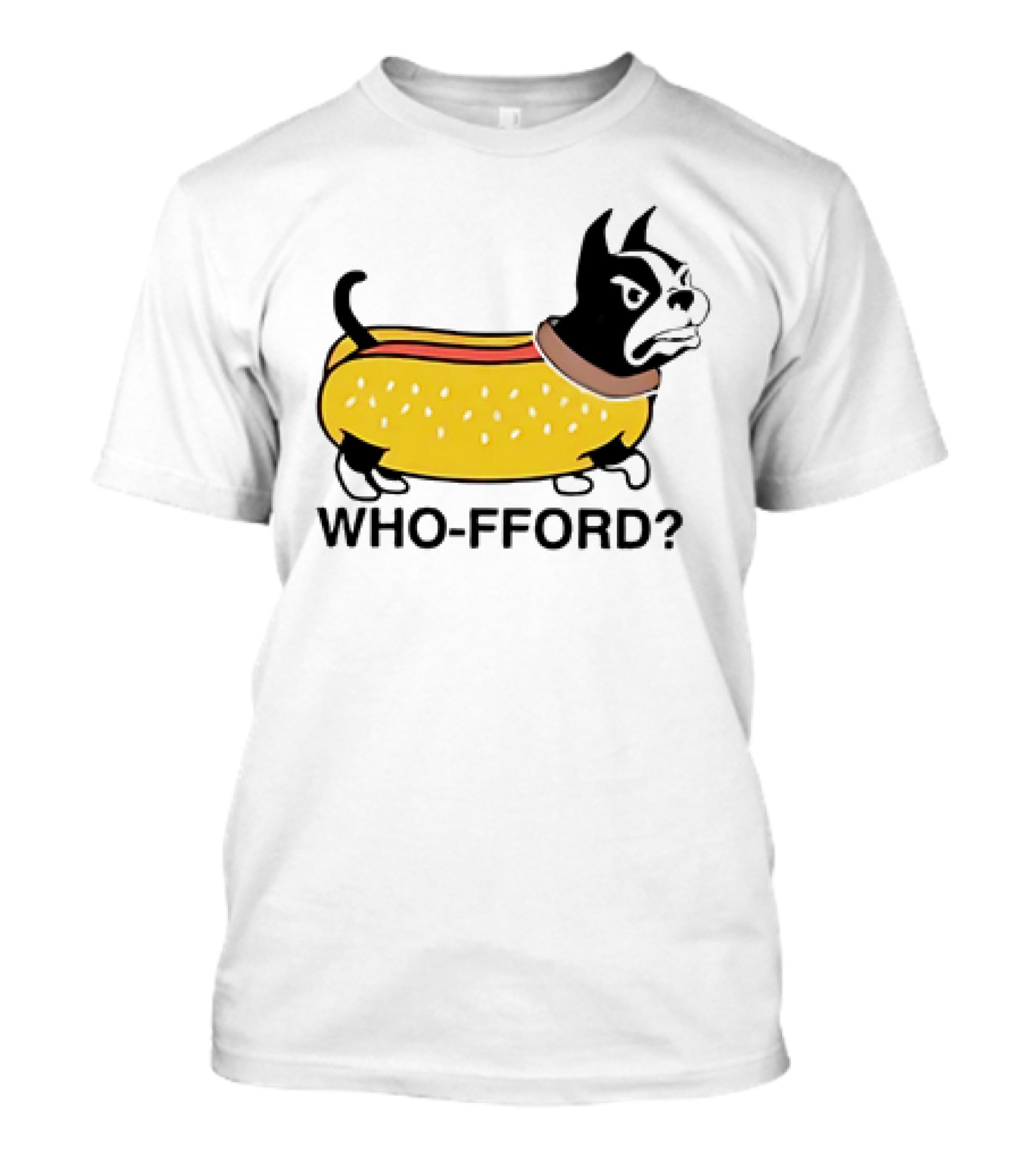 Furman Paladins Who-fford Hot Dog Bulldog T-Shirt