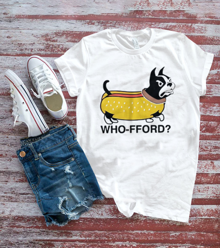 Furman Paladins Who-fford Hot Dog Bulldog T-Shirt