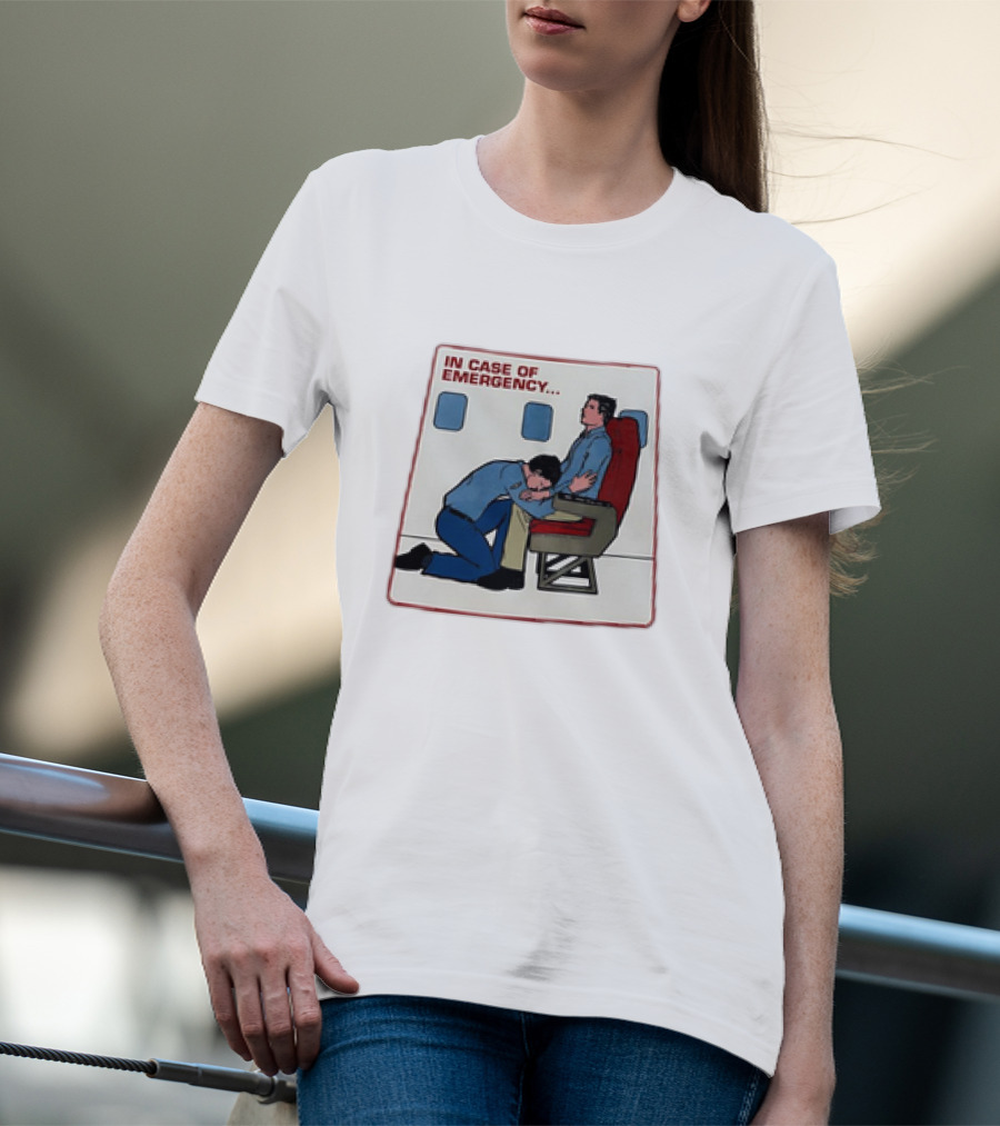 In Case Of Emergency Airplane Seat Safety Instructions T-Shirt