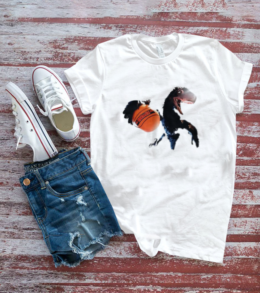 Deinonychus Basketball Action T-Shirt