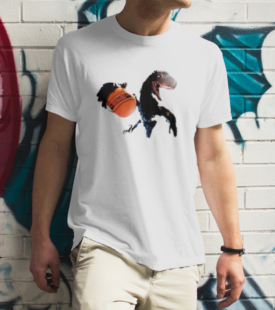 Deinonychus Basketball Action T-Shirt