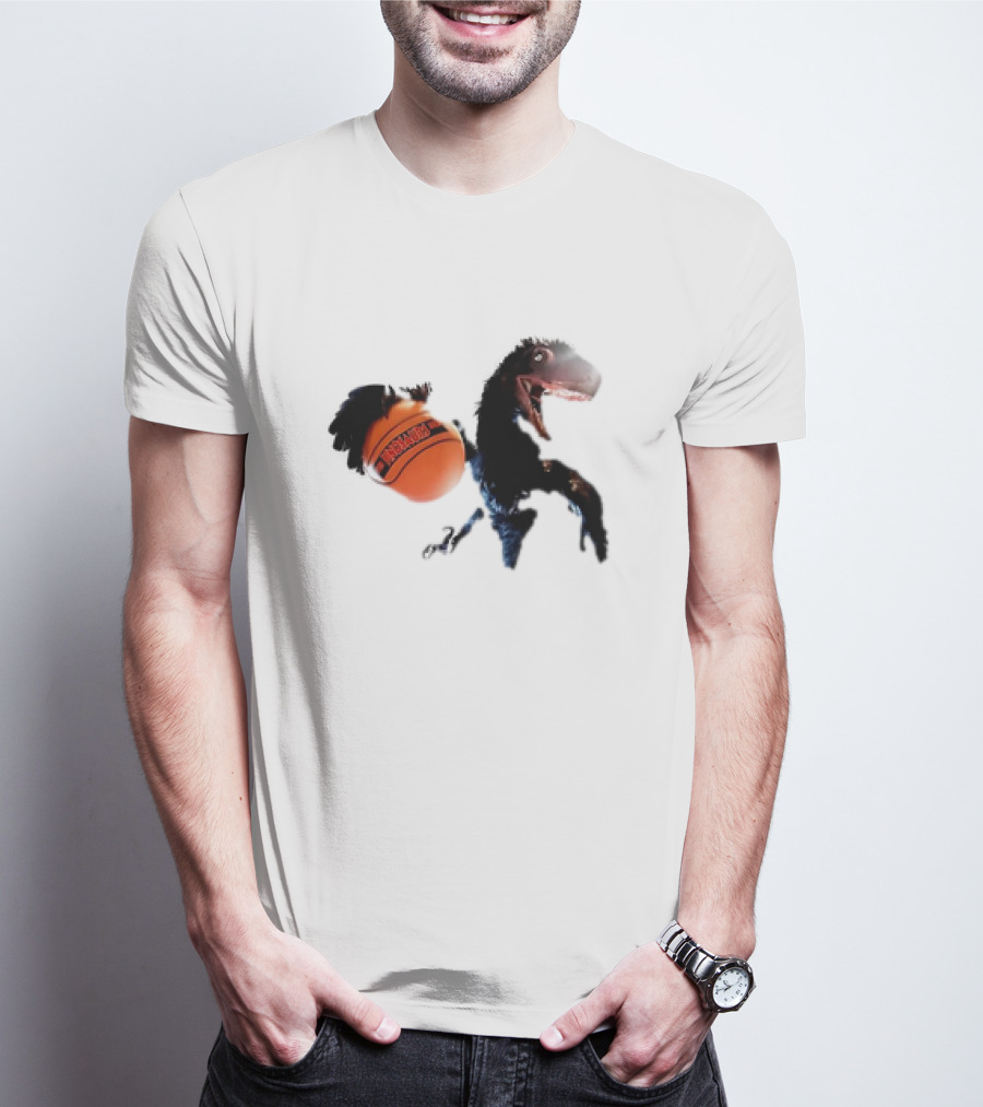 Deinonychus Basketball Action T-Shirt