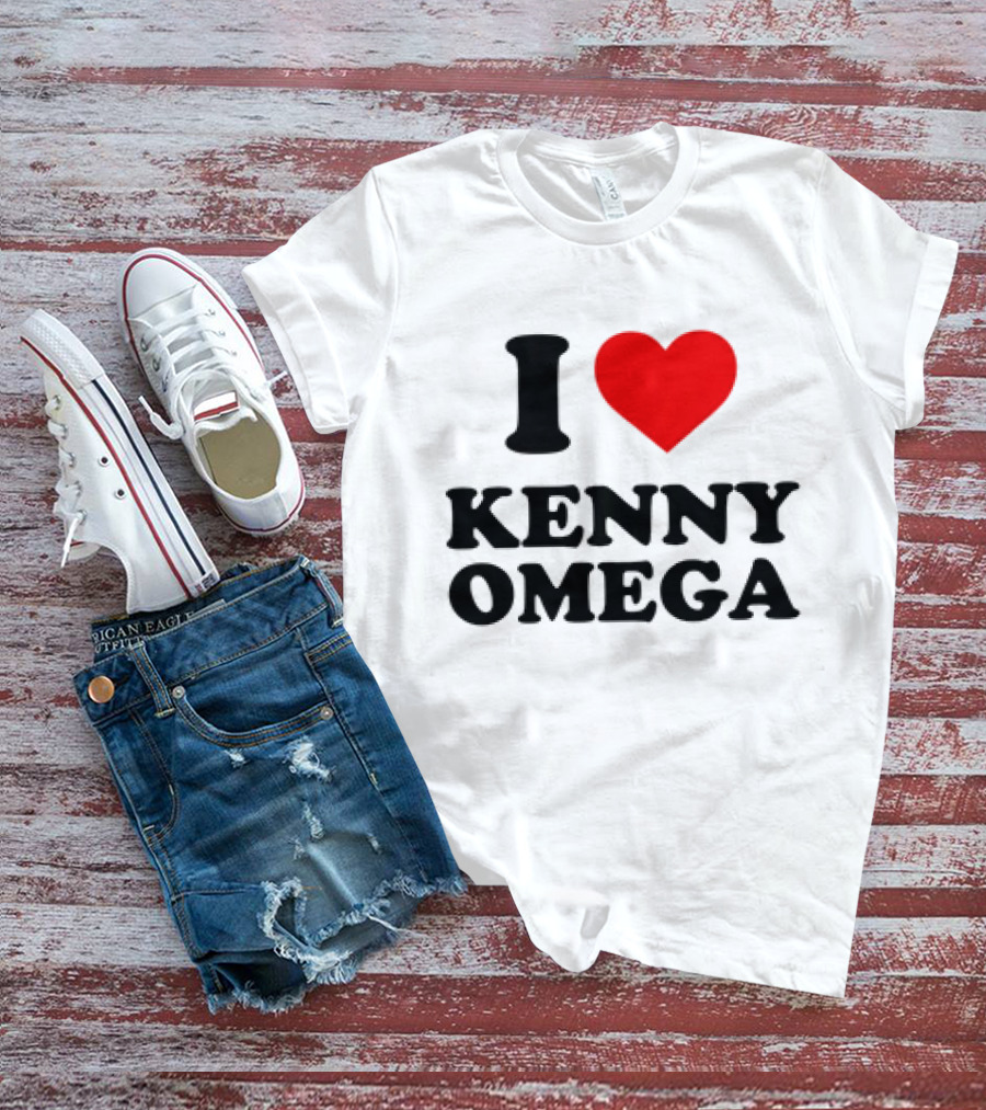 I Heart Kenny Omega Wrestler T-Shirt