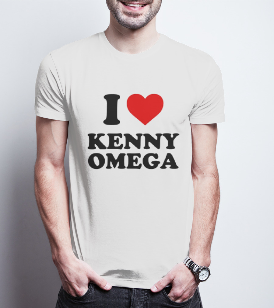 I Heart Kenny Omega Wrestler T-Shirt