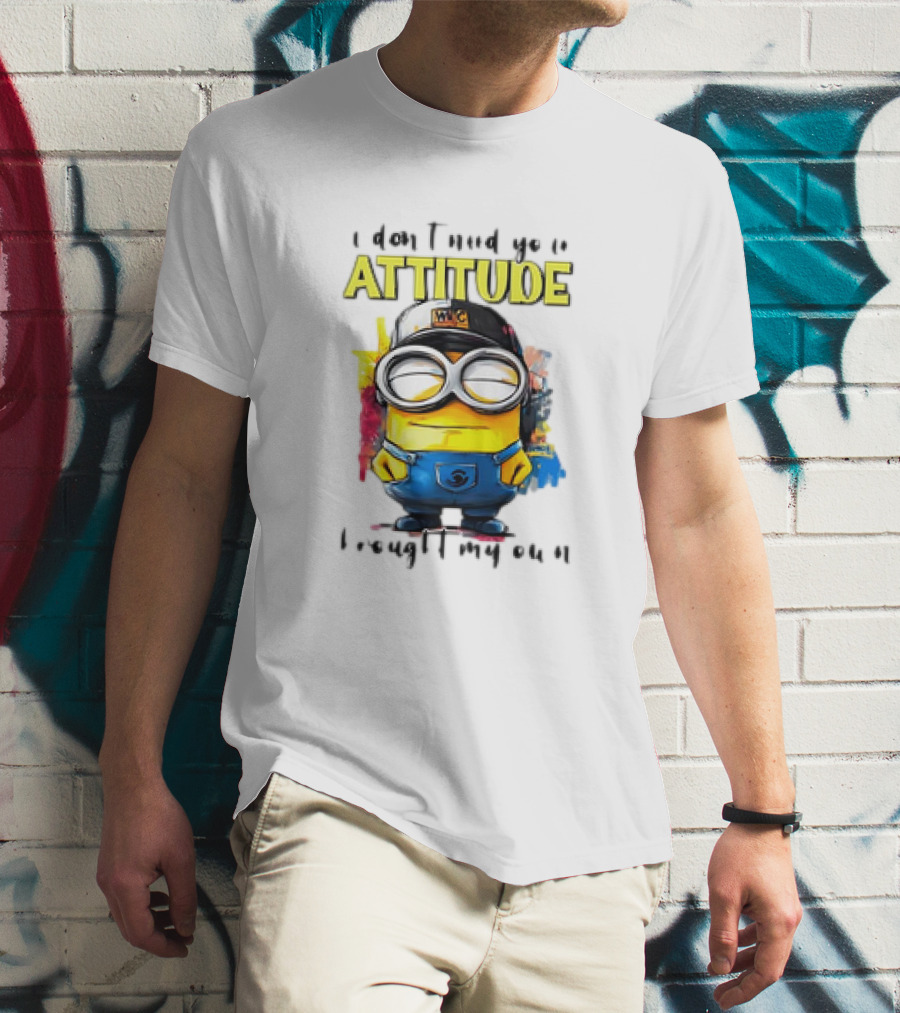 Minion Attitude Statement With Goggles And Hat T-Shirt