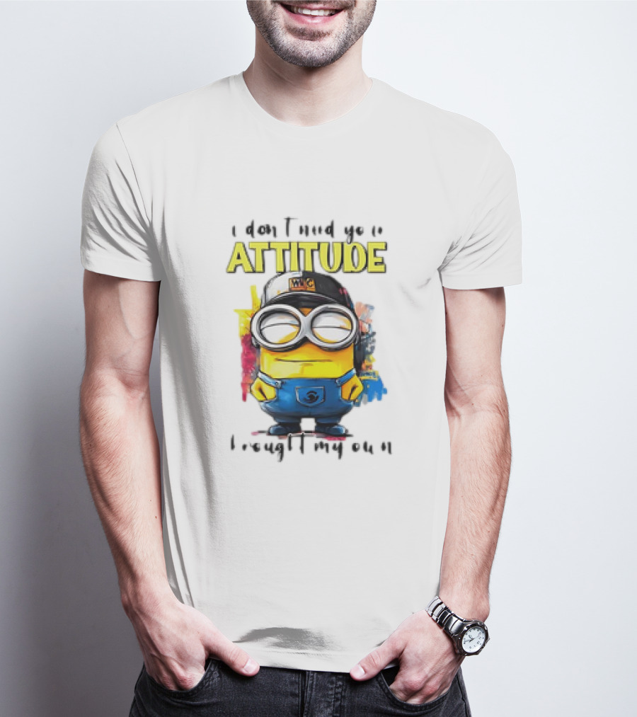 Minion Attitude Statement With Goggles And Hat T-Shirt