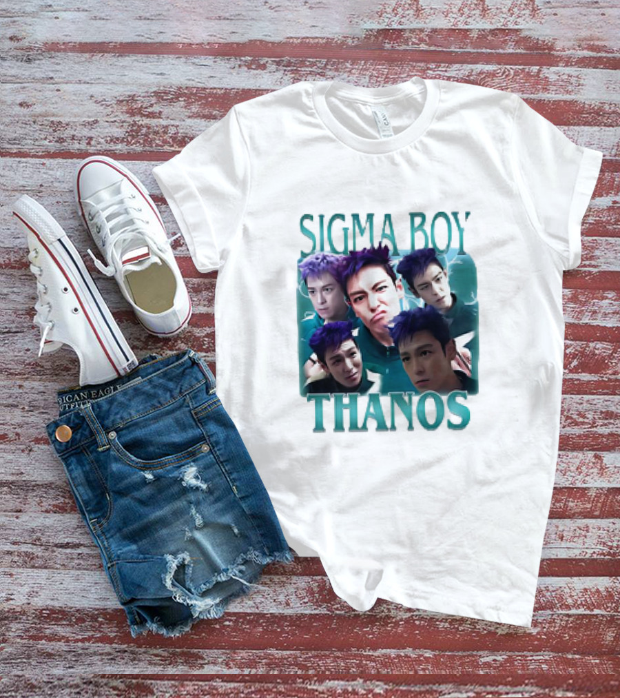 Sigma Boy Thanos Squid Game Faces T-Shirt