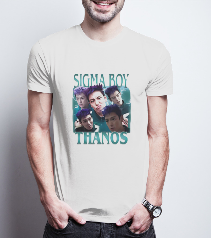 Sigma Boy Thanos Squid Game Faces T-Shirt