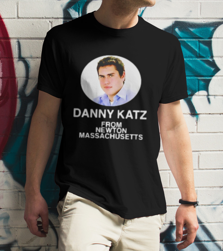 Danny Katz From Newton Massachusetts Portrait Image T-Shirt
