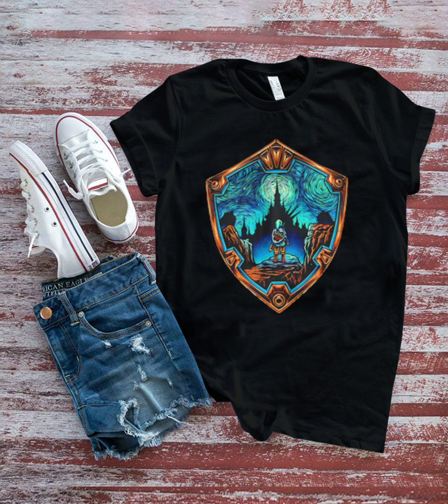 The Legend Of Zelda Horizon Destiny Shield T-Shirt