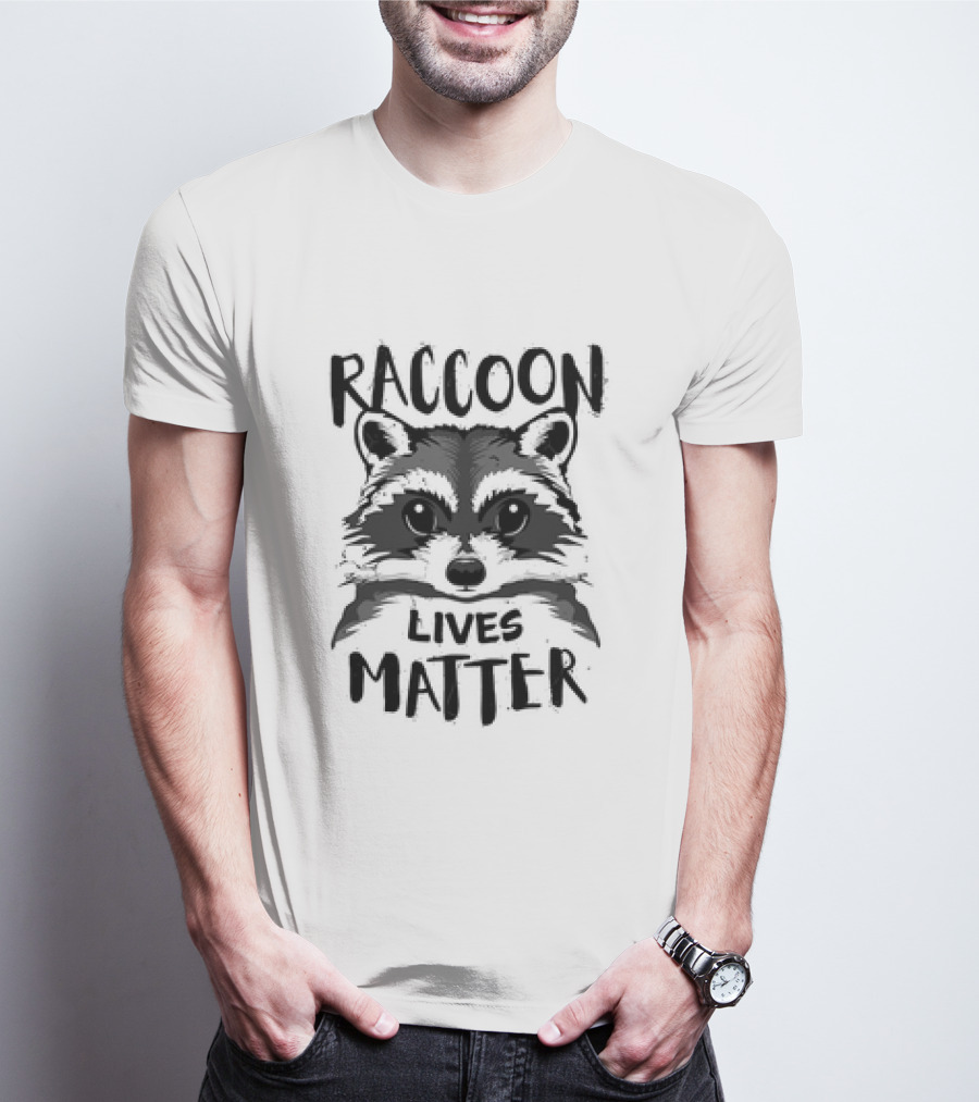 Raccoon Lives Matter Raccoon Face T-Shirt