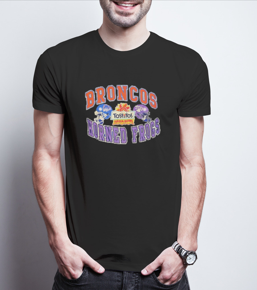 Broncos Horned Frogs Tostitos Fiesta Bowl Matchup T-Shirt