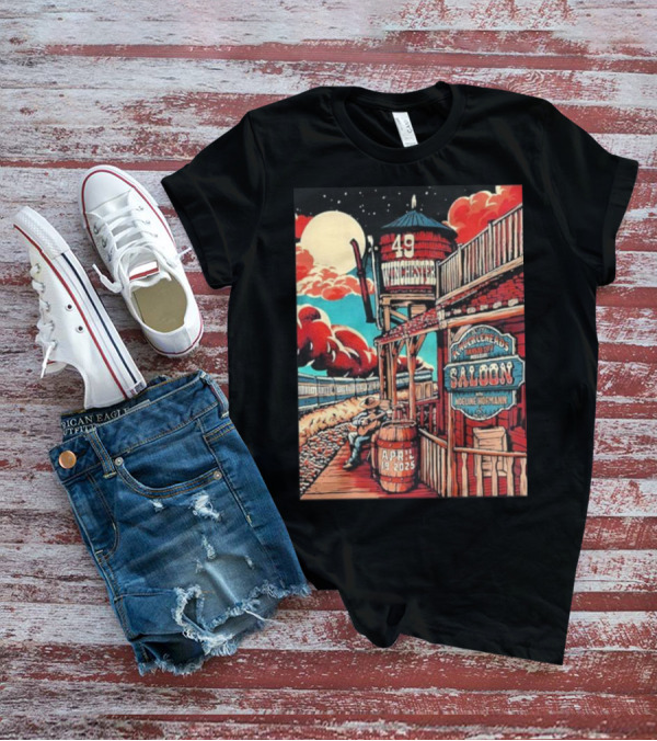 49 Winchester Knuckleheads Saloon Kansas City April 19 2025 Event With Noelene Hofmann T-Shirt