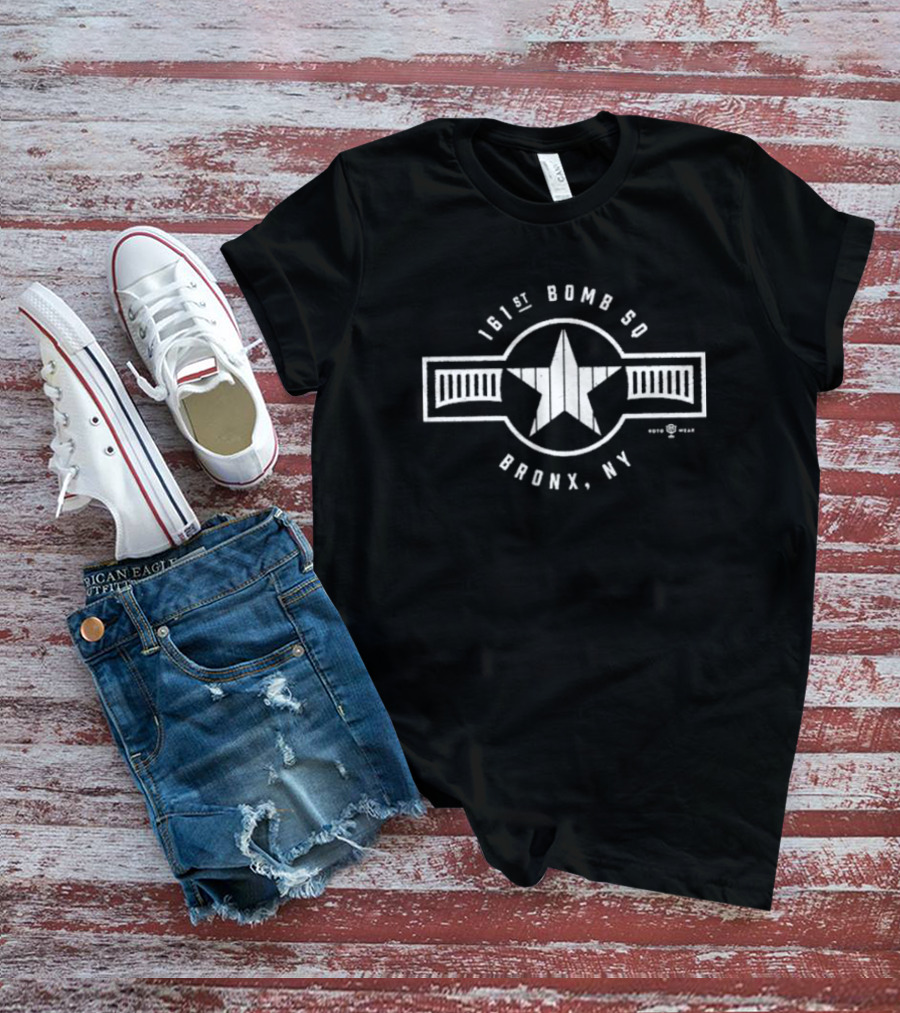161st Bomb Squadron Bronx NY Star Emblem T-Shirt