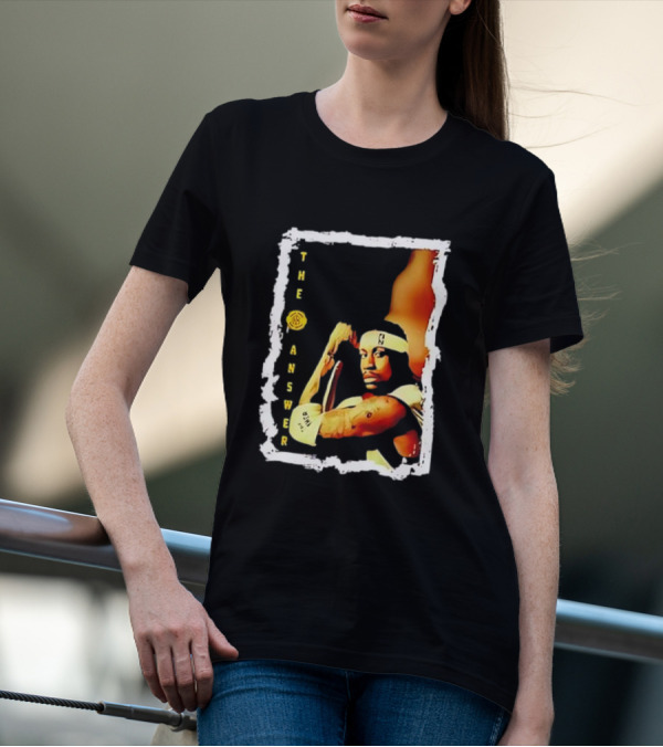 Allen Iverson The Answer Basketball Icon Inspiration T-Shirt