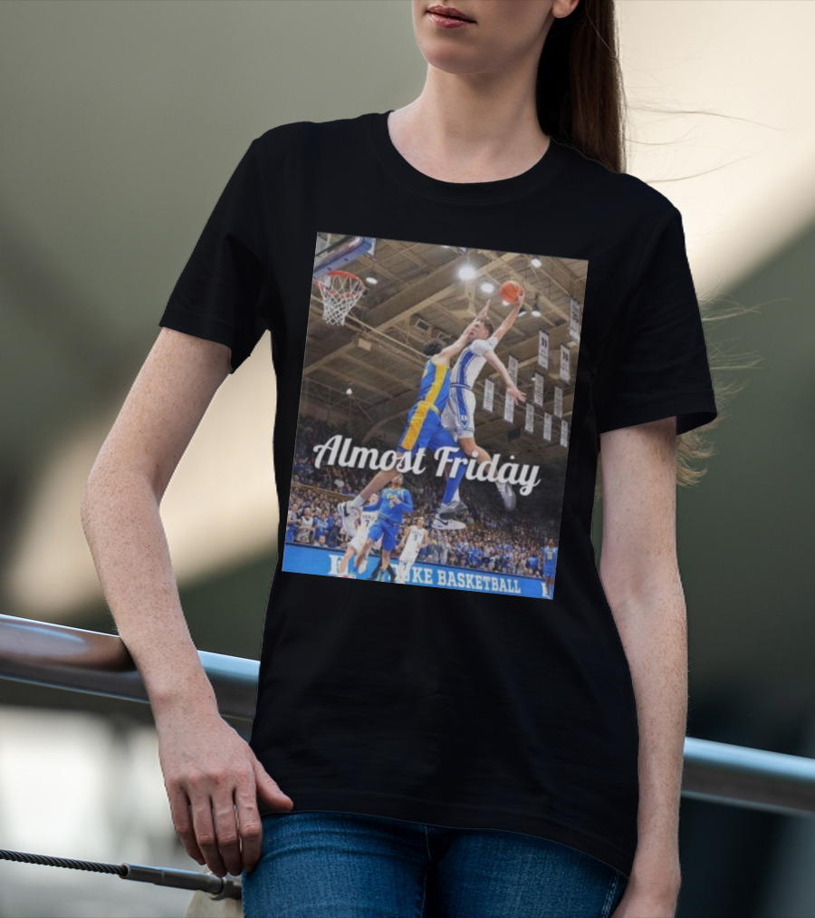 Almost Friday Duke Basketball Action T-Shirt