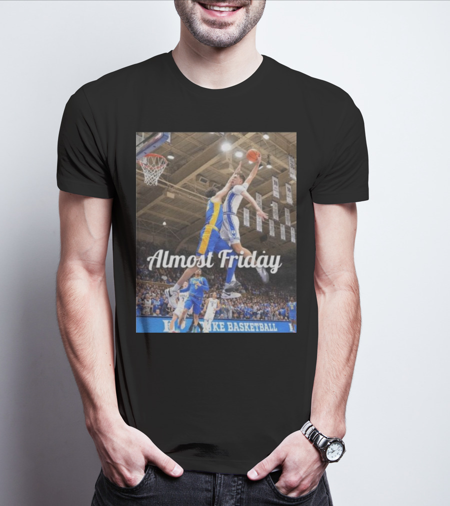 Almost Friday Duke Basketball Action T-Shirt